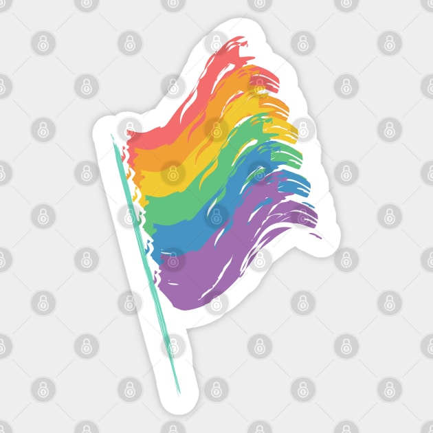 Pride Flag, Various Queer Flags, Pride month Sticker by PositiveMindTee